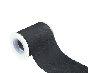 【送料無料】【IDECORRIBBONS】幅75mm グログランリボン 長さ4.5m #030ブラック