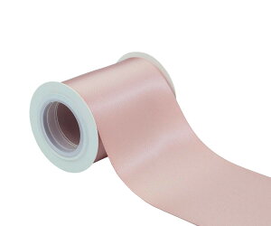 【送料無料】【IDECORRIBBONS】幅75mm 両面サテンリボン 長さ4.5m #813ライトベージュ