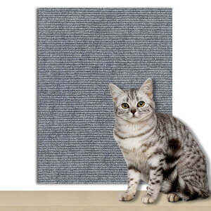 【送料無料】Tibemi 猫 つめとぎ 防止 シート 爪研ぎ マット 強力粘着剤付き 猫 爪研ぎ 壁 猫爪とぎ防止ソファカバー DIY自由な組み立て 猫 壁保護 耐摩耗 爪研ぎ防止 猫爪とぎカスが出ない 家