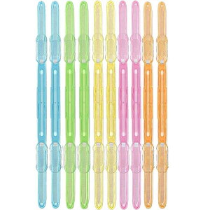 【送料無料】DEVENTORZ 書類とじ ペーパーファスナー 紙ファスナー 2つ穴 カラフル 書類ファスナー 使用簡単 取り外し便利 書類 伝票 手帳 資料保存 ファイル整理 収納 製本用とじ具 オフィス