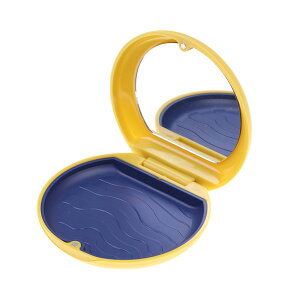 【送料無料】DEVENTORZ マウスピースケース リテーナーケース 磁気開閉 密閉 防水防塵 携帯便利 滑り止めシリコンマット付き 鏡付き 多機能 義歯・矯正用収納ボックス 家&旅行用 コンパクト