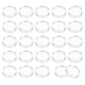 【送料無料】BLOOPIC コインケース カプセル コインホルダー 20個セット 内径30mm 透明 プラスチック 硬貨収納 記念硬貨 コレクション 保管 保護 軽量 コンパクト (30mm)
