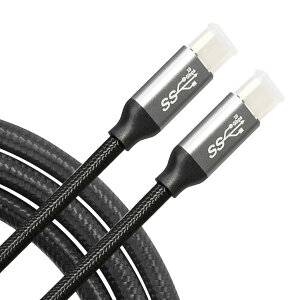 【送料無料】BOOBRIE 1M Type C ケーブル Type-C⇔USB-C 延長ケーブル 高速充電 断線防止 高耐久 PD充電 100W/20V/5A 10Gbps 高速データ転送 Windows/Mac/Android/PC/ラップトップ/タブレット用 爪折れ防止