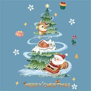 yzHOTIYOK NX}Xc[ EH[XebJ[ NX}X   ǃV[ ÓdV[  V[ EH[V[ christmas tree wall sticker decorations CeA ǎ  
