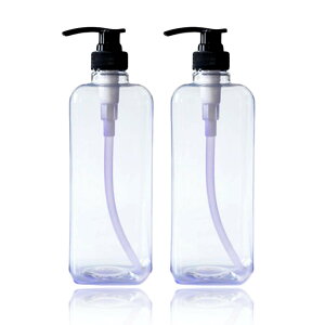 【送料無料】Copeflap シャンプー ディスペンサー 1000ml シャンプーボトル 大容量 詰め替え容器 (クリア)