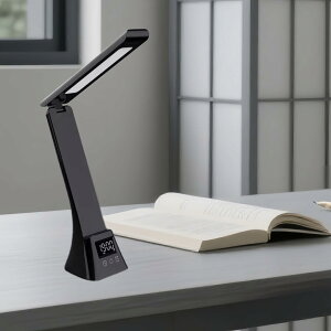 【送料無料】CLEAYODO LEDデスクライト 目保護 学習用 防災夜灯 AA級照度 3モード調光調色 RG0無害 省エネ設計 折り畳みコンパクト USB充電式 受験応援 寝室/学生寮 50時間連続使用 ブラック