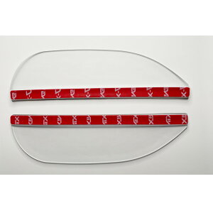 【送料無料】YYANBB 車用ドアミラーバイザー スペーシア/スイフト/ソリオ/ランディ に適応サイドミラー雨除けバイザー 透明タイプ PVC素材 雨よけ 日除け ミラー視界確保 簡単取付 左右セット