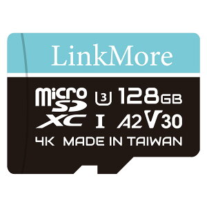 yzLinkMore MicroSDXCJ[h 128GB A2 / V30 / U3 / SwitchΉ/SDA_v^[tyǍő100MB/sz