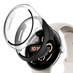 yzy2ZbzFor Google Pixel Watch 3 45mm P[X KXtB+PCt[ ̌^ یtB Greerass SʕیP[X ߗ Sʕی ϏՌ wh~  hho 