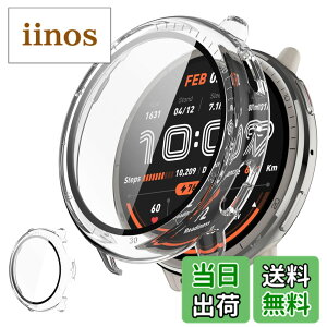 �y���������zUIUIKA For Amazfit Active 2 44mm ��p�J�o�[ Amazfit Active 2 44mm �ی�P�[�X �Z�b�g �����K���X�t�B����+���ϏՌ�PC�t���[�� �����E�Ռ��E�X�N���b�`�h�~ ���˒ጸ �w��h�~ �y�ʃX������