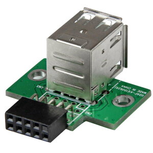 yzStarTech.com }U[{[hswb_[ڑUSB 2|[gݕϊA_v^ 2x USB A/ X - IDC (10s)/ X USBMBADAPT2