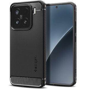 �y���������zSpigen Xiaomi 15 �P�[�X �ϏՌ� �w��h�~ �X�g���b�v�z�[�� TPU �ČRMIL�K�i�擾 ���C�����X�[�d �V���I�~�[ ���M�b�h�E�A�[�}�[ ACS08859 (�}�b�g�E�u���b�N)