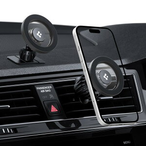 yzSpigen X}zz_[ ԁy2 in 1 \z͂ȃ}Olbg MagSafeOt ǉ_bV{[h}Egt X}zX^h ԍ iPhone 16/15/14/13/12V[Y MFT13 ACP08316 (}b