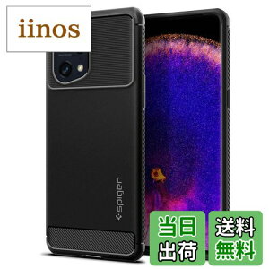 【送料無料】Spigen OPPO Find X5 Pro ケース TPU ソフトケース 米軍MIL規格取得 耐衝撃 衝撃吸収 傷防止 カメラ保護 Qi充電 ワイヤレス充電 ラギッド・アーマー ACS04451 (マット・ブラック)