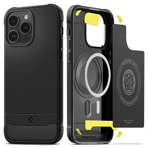 yzSpigen iPhone14Pro P[X MagSafeΉ }Olbg ₷ J[{fUC ČRMILKi擾 ϏՌ 菝h~ CX[dΉ MbhEA[}[E}OtBbg ACS0495