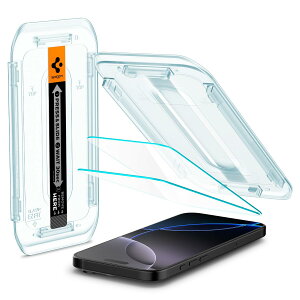yzSpigen iPhone 16 Pro KXtB 9HdxKX \tLbgt iPhone16ProΉ یtB imR[eBO Uh~ 2 EZ Fit AGL07928