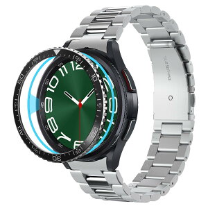 yzSpigen Galaxy Watch 6 Classic 47mm P[X MNV[EHb` x[O t[ _Co[YEHb`X^C x[`[ ACS06864 (ubN)