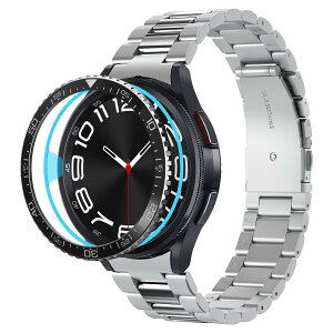 【送料無料】Spigen Galaxy Watch 6 Classic 43mm ケース ギャラクシーウォッチ ベゼルリング フレーム ダイバーズウォッチスタイル ベゼルチューン ACS06863 (ブラック)