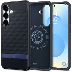 �y���������zSpigen Galaxy S25 �P�[�X Magfit�Ή� �ϋv�� �\�t�g �ق��肪�t���ɂ����f�� �c�[�g���J���[ �p�����b�N�X�E�}�O�t�B�b�g ACS09064 (�l�C�r�[�E�o�C�I���b�g)