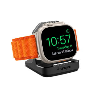 yzSpigen Apple Watch [dX^h Apple Watch Ultra 2/1, Apple Watch 10/9/8/SE2/7/6/SE/5/4 ~ߕt ϋv TPU AMP05764 (ubN)