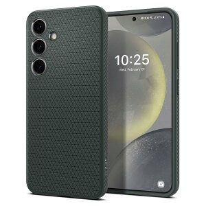 【送料無料】Spigen Galaxy S24 ケース 耐衝撃 薄型 米軍MIL規格取得 カメラ保護 傷防止 衝撃吸収 リキッド・エアー ACS07348 (アビスグリーン)