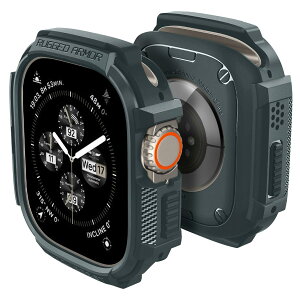 yzSpigen Apple Watch 49mm P[X y Apple Watch Ultra2 / Ultra Ή z  Ռ z ^tlXfUC 菝 h~ ϏՌ یJo[ MbhEA[}[ ACS07383 (ArXEO[)