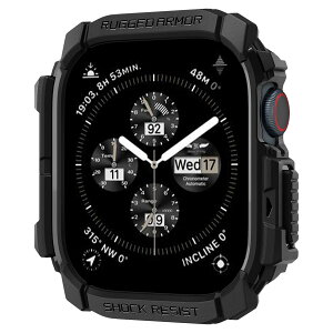yzSpigen Apple Watch 10 P[X 46mm AppleWatch10 Ή  Ռ z ^tlXfUC یJo[ AbvEHb`P[X MbhEA[}[ ACS08597 (}bgubN)