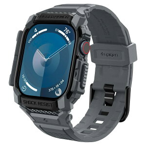 yzSpigen Apple Watch 10 46mm ̌^ oh P[X ϏՌ PC TPU d\ X|[coh  Ռ z ϋv h~ MbhEA[}[Ev ACS08605 (_[NO[)