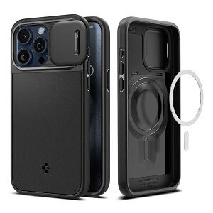 yzSpigen yn18N̋Zṕz iPhone 15 Pro Max P[X MagsafeΉ JYی IveBbNEA[}[E}OtBbg ACS06599 (ubN)