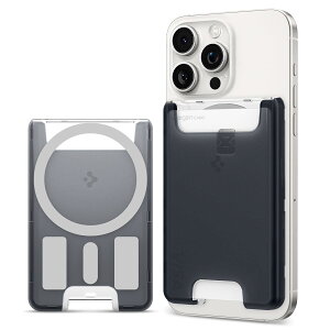 yz[Spigen] MagSafeΉJ[hP[X 3J[h[ iMacfUC }Olbg iPhone 16/15/14/13/12V[YΉ }Olbg X}z J[hP[X ʌn ICJ[h NVbNEC1 AFA07398 (