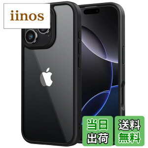 �y���������zNIMASO iPhone16ProMax�p�P�[�X �N���A ���ϖh�~ �ϏՌ� �ČRMIL�K�i SGS�F�� PC�w�� ��Phone16ProMax�����h�~ �����^ �y�� ���C�����X�[�d�Ή� �X�g���b�v�z�[���t�� �A�C�t�H�� 16 �v���}