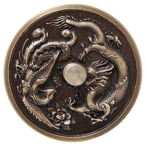 【送料無料】NOELAMOUR 香灰ツール 灰押さえ 銅製 灰ならし 灰かき 香炉灰 香木 お香 香道 (龍 & 不死鳥)