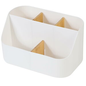 【送料無料】AllBright 小物収納ケース 小物 収納 ボックス ケース 仕切り付 ペン立て 卓上 オフィス リビング 文房具