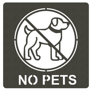 【送料無料】AllBright ピクトグラム シート ステッカー ピクトサイン ルームサイン ドアサイン マーク 施設 (ペット不可)