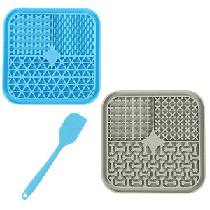 【送料無料】AllBright エサ皿 食器 早食い防止 エサやり マット ペット 犬 トレーニング シリコン ストレス 対策