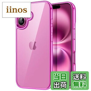 yzJETech iPhone 16 Plus 6.7C`p P[X ΂݂Ȃ Ռz op[Jo[ h~ NAobN (sN)