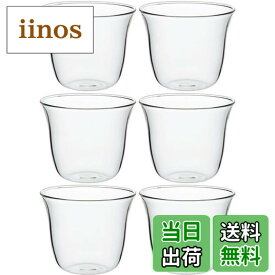 【送料無料】iwaki(イワキ) 耐熱ガラス スイーツカップ パフェ 240ml ×6個セット KBT944