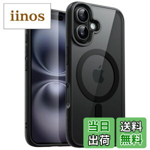 yzJETech iPhone 16 Plus 6.7C`p }Olbg P[X MagSafeɑΉ Ռz op[Jo[ \bhJ[}bgTPUt[ h~ NAobN (ubN)
