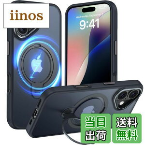 Fadkzyxr iPhone 16 p P[X MagSafeΉ O360°]X^h@\ cΉ  ΂ݖh~ CX[d phone16 X}zP[X Yی wh~ ČRKi ϏՌ gуJo[ AC