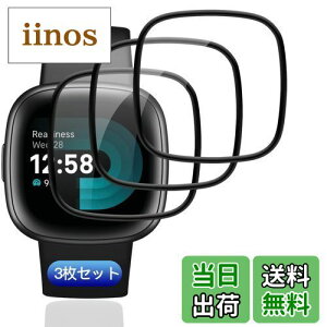 y3Zbgz Ή Fitbit Versa4 / Serse2 tB KXtB 3 PET Yf@ ߗ Ή Fitbit Versa4 یtB 3DȖʃJo[ Ή Fitbit Serse2tیtB LYh~ ϏՌ 