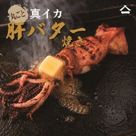 【NEW】濃厚！濃厚！丸ごと真イカの肝バター焼き 大中サイズ　無添加