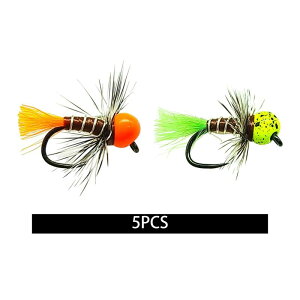 5�s�[�X/�� Wolfram -jig -head Fly.Flyfish�x�C�g.�t�b�N��̐����j���t. -barbless�t�b�N������ꂽ