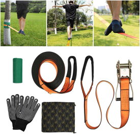 Slackline キット 優れた牽引力 全身トレーニングのための高い信頼性