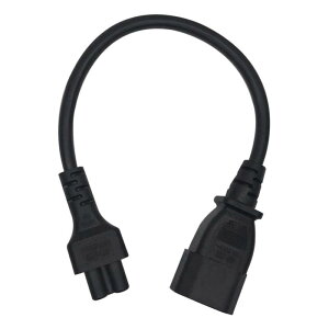 �V���� IEC320 C14 �I�X - C5 ���X C14-C5-Cable 1.96ft 3 �v�����O 0.75 ����