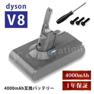 _C\ |@ ݊obe[ V8 SV10 Ή lW hCo[t e 4000mAh ݊ obe[ [dr dyson sv10 Fluffy / Absolute / Animalpro / Motorhead i R[hXN[i[ t c[
