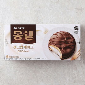 [ロッテ] LOTTE モンセルクリームケーキ (オリジナル味) /192g プレミアムクリームケーキ チョコレートケーキ 韓国お菓