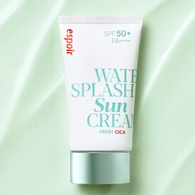 [espoir] NEW エスポア ウォーター スプラッシュ サンクリーム CICA (グリーン) / 60ml スキンケア 韓国コスメ 化粧下地 ベースメイク SPF50+PA+++ 日焼け止め UVカット 紫外線対策