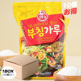 [オットギ] チヂミの粉 / 1BOX(1kg×10個入) 韓国料理 韓国食材 ジジミ チチミ 箱売り
