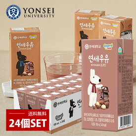 ヨンセ マカダミア チョコミルク/(1BOX=190ml×24個) リサとガスパール 韓国チョコ 牛乳 チョコレートドリンク マカダミア ショコラ チョコ味 チョコおやつ ※消費期限2025年1月9日