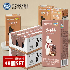 ヨンセ マカダミア チョコミルク/(2BOX=190ml×48個) リサとガスパール 韓国チョコ 牛乳 チョコレートドリンク マカダミア ショコラ チョコ味 チョコおやつ ※消費期限2025年1月9日
